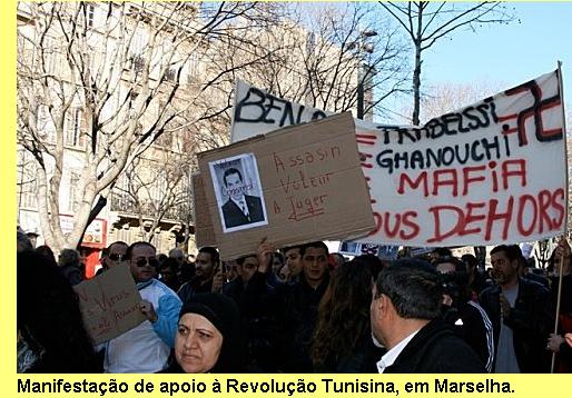 Manifestação em Marselha.
