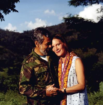 Xanana e Kristie.