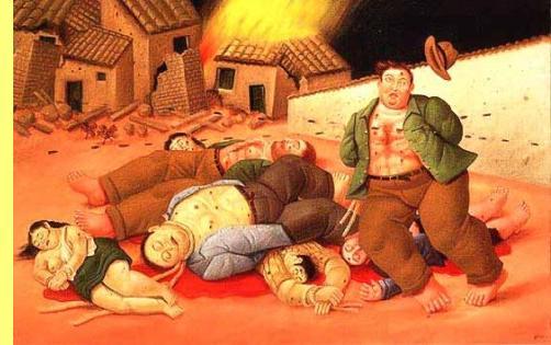 'Massacre', de Fernando Botero.