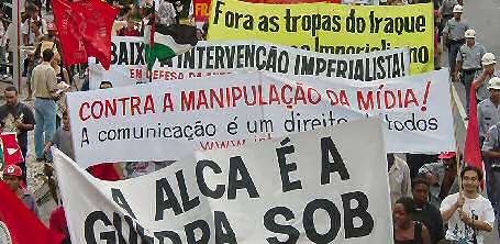 Manifesta��o em S. Paulo, 20/Mar�o/2004.