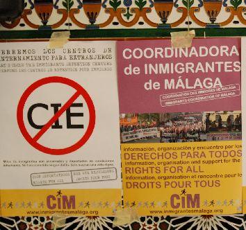 O CIE  o responsvel pelos campos de internamento dos imigrantes que conseguem chegar vivos  Espanha.
