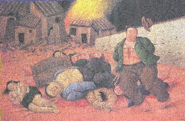 'Masacres en Colombia', de Botero. Clique para ampliar.