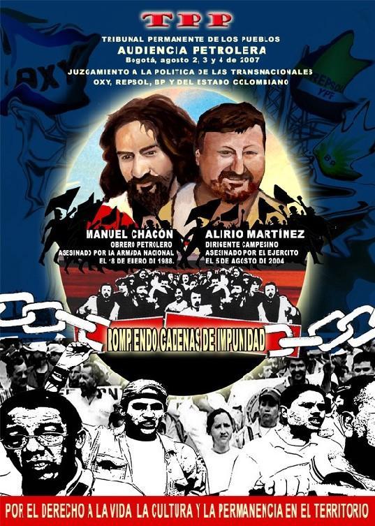 Manuel Chac�n e Alirio Mart�nez.