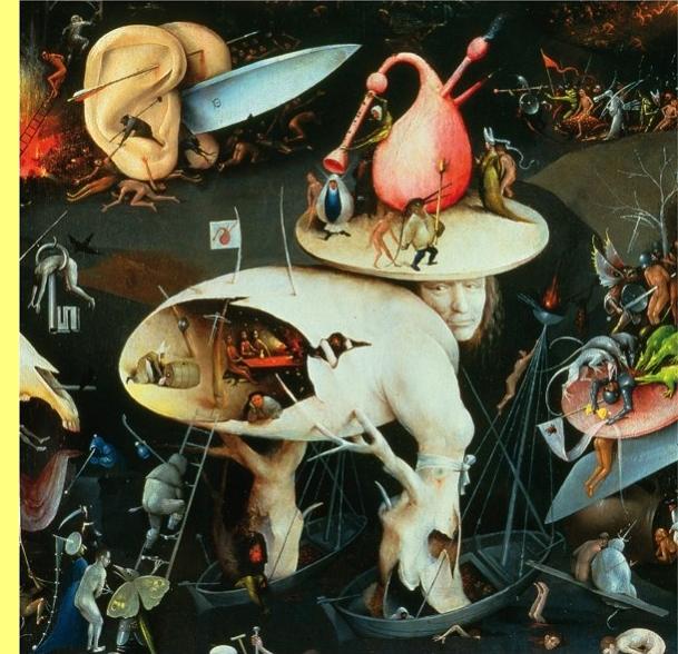 Bosch, 'Jardim das delcias', 1503-1504.