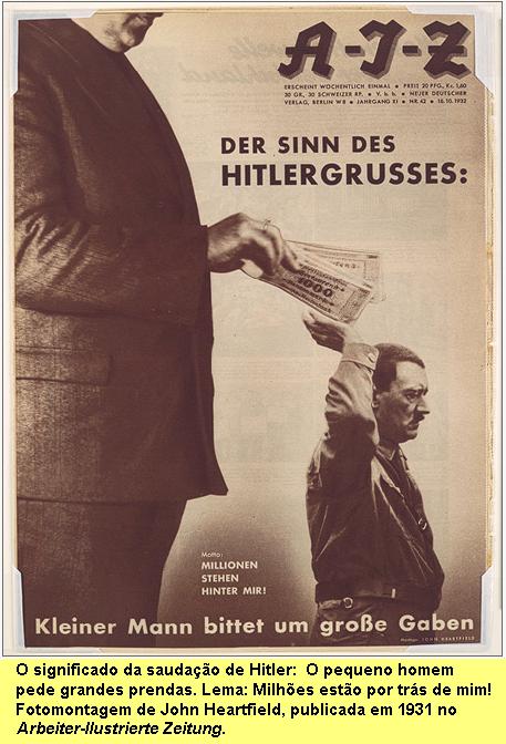 Fotomontagem de John Heartfield, 1931.
