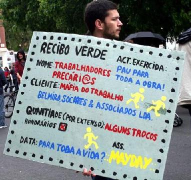 Trabalhador precário.