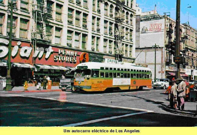 Autocarro eléctrico de Los Angeles.