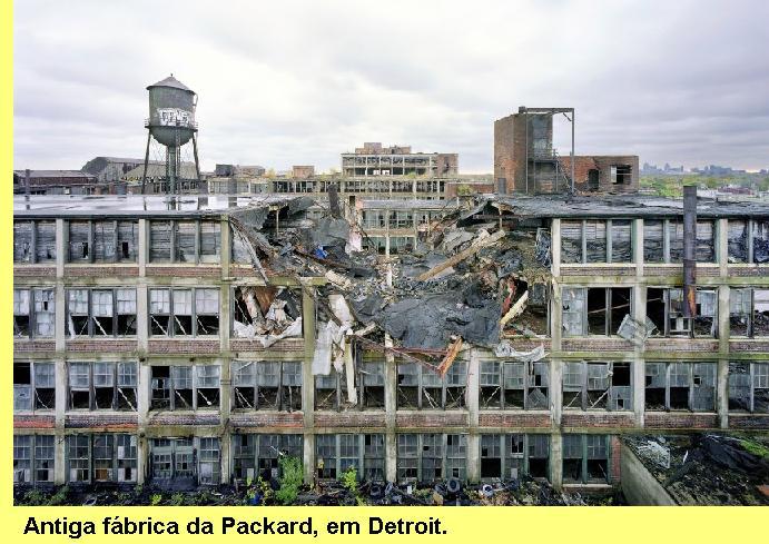 Antiga fábrica Packard, em Detroit.