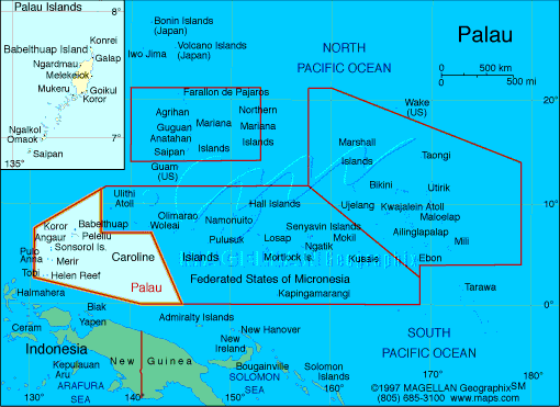 Palau, o 'pas aliado' dos EUA.