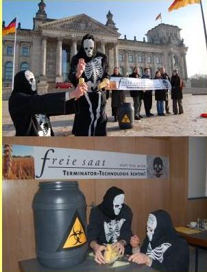 Alemanha protesta contra o Terminator.