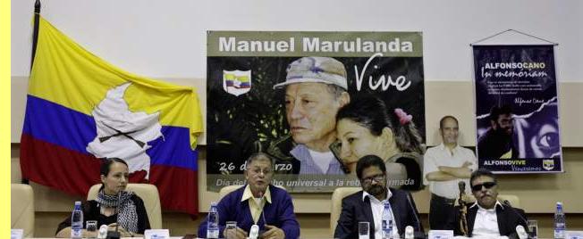 Delegação das FARC em Havana.