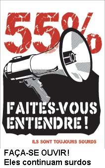 Cartaz para a manifestao do dia 16 em Frana.