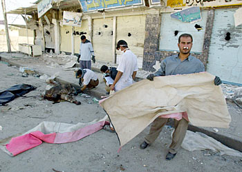 Cena em Faluja, Dezembro de 2004.