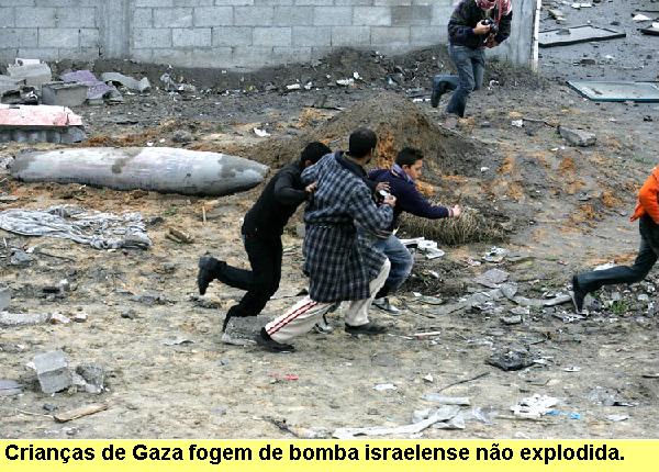 Bomba israelense n�o explodida.