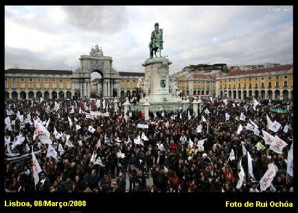 Terreiro do Pa�o, 8 de Mar�o.