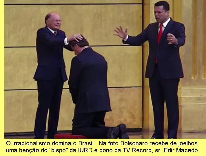 Manifesta��o de irracionalismo do PR.