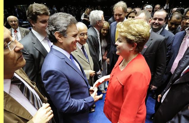 A�cio & Dilma.