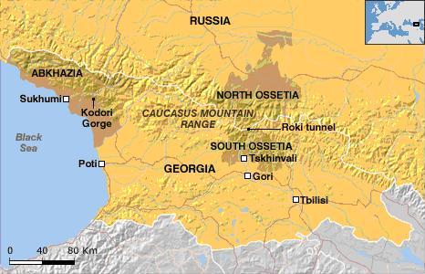 Mapa 1: Geórgia.