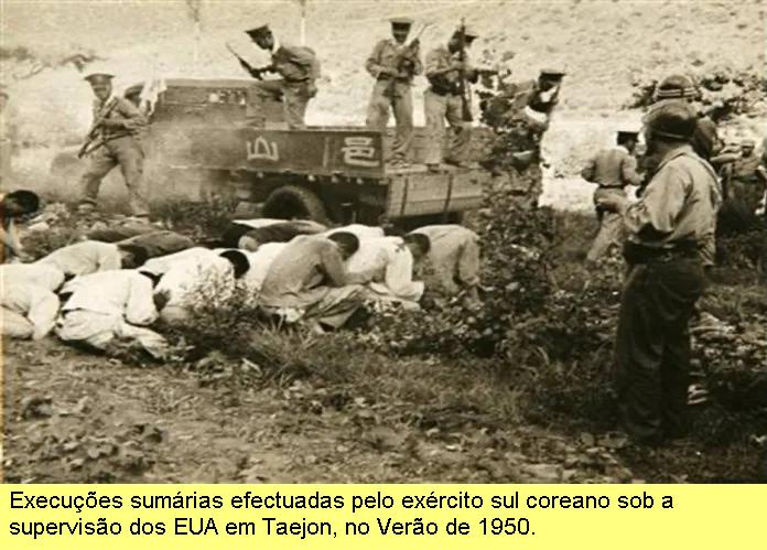 Execu��es sum�rias em Taejon.