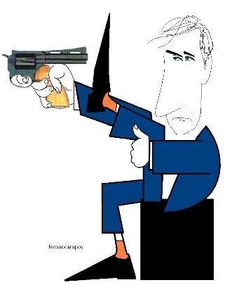 Cartoon de Fern�o Campos.