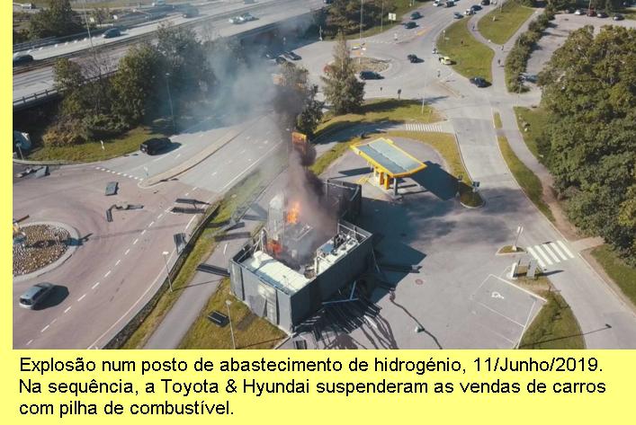 Exploso em posto de abastecimento.