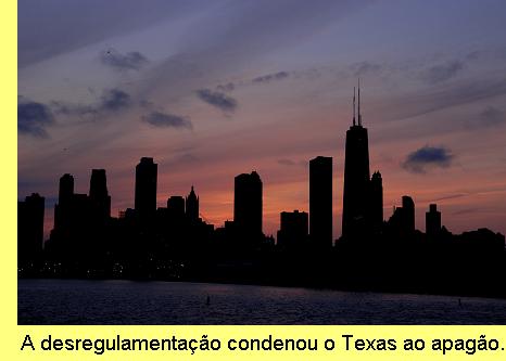 O apag�o no Texas.