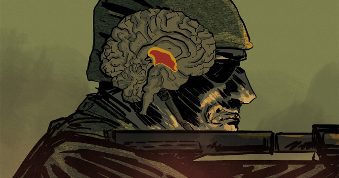 O cérebro militar.