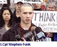 Stephen Funk, um soldado que se recusa a matar. Visite o SNAFU clicando na imagem