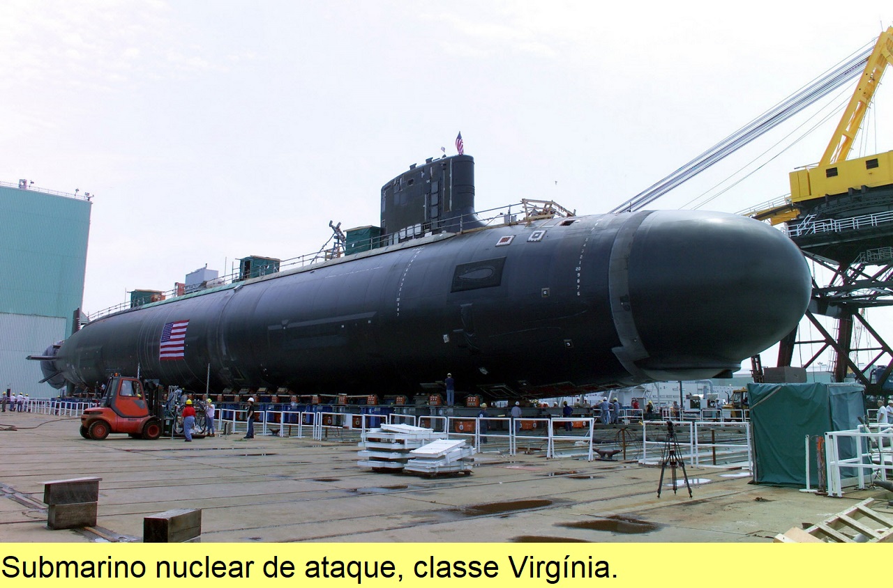 Submarino nuclear de ataque, classe Virgínia.