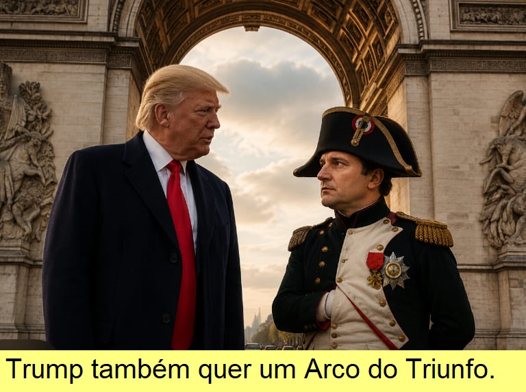 Trump e Napoleão.