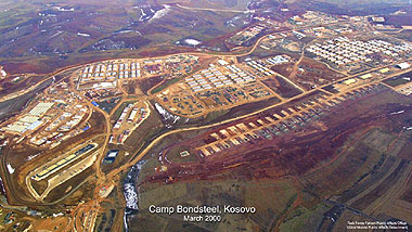 Camp Bondsteel, Kosovo.