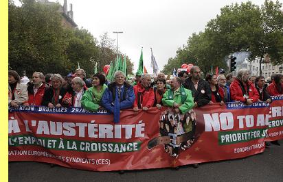 'Manifestao em Bruxelas, 29/Setembro/2010.