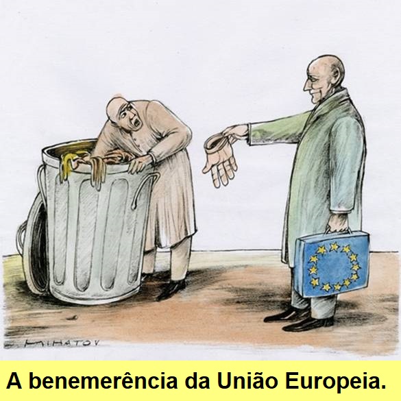 UE, cartoon de Mojmir Mihatov.