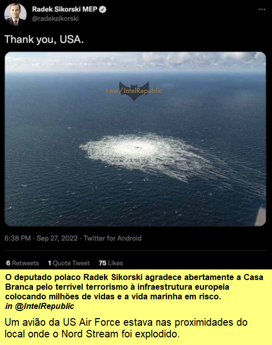 Obrigado, EUA.