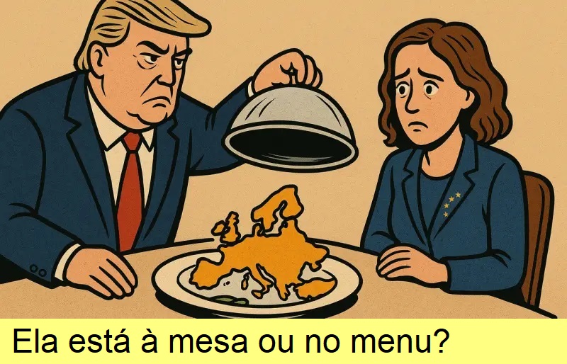 A refeição europeia.