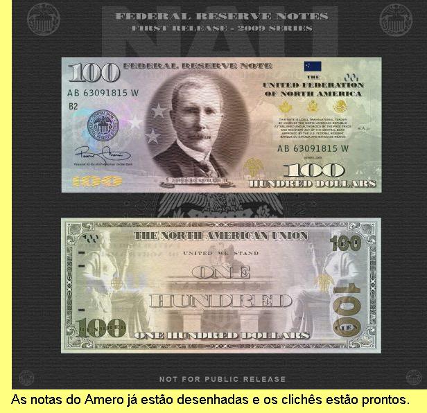 Nota de 100 Ameros.