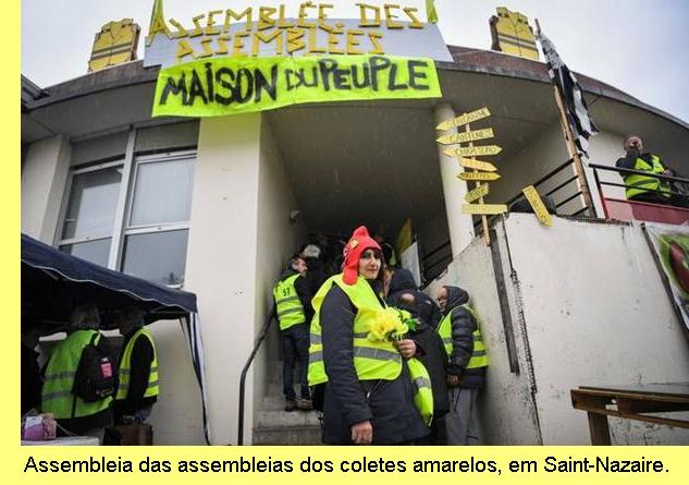Local da Assembleia das assembleias dos coletes amarelos.
