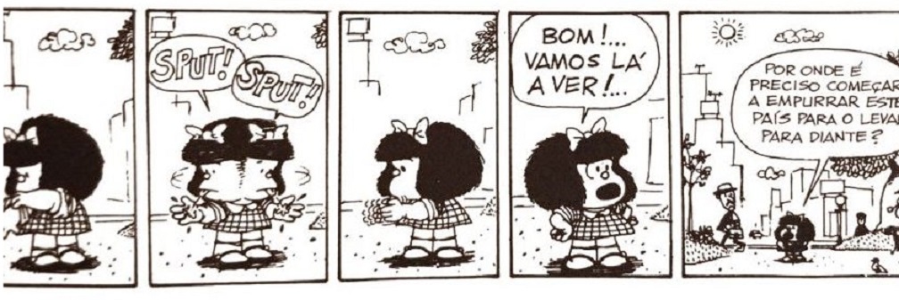 Empurrar o país.