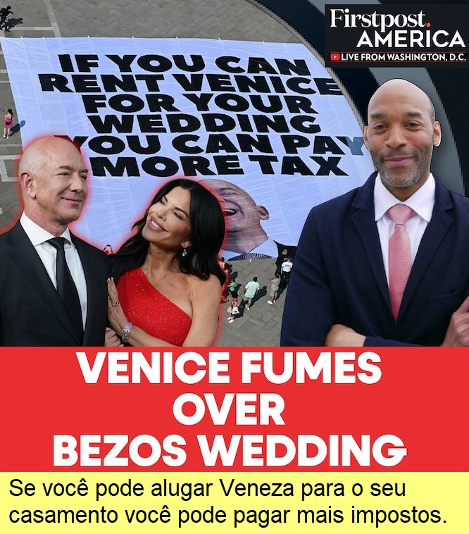 Casamento do sr. Bezos.