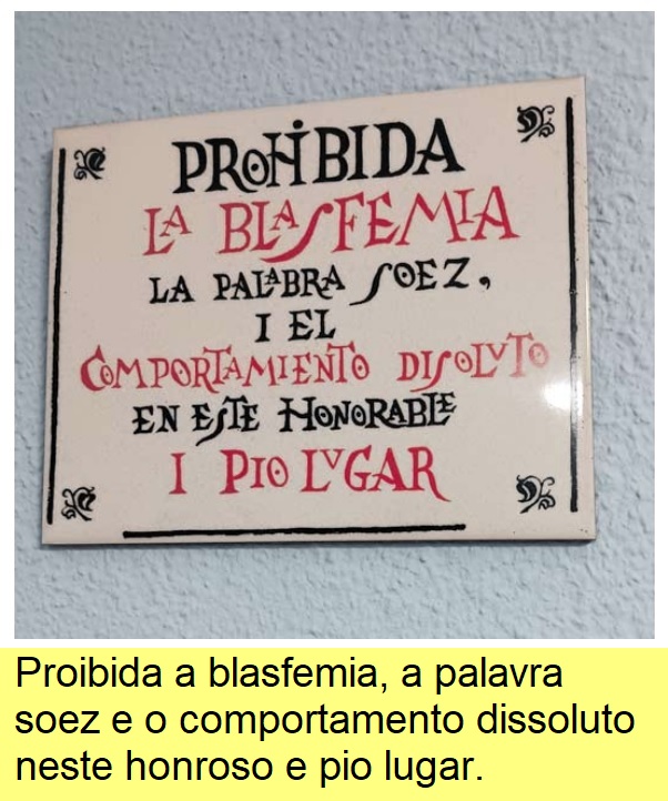 Blasfemia.