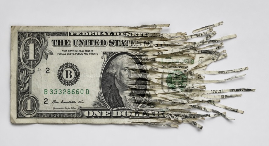 O desfiamento do dólar.