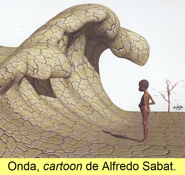 Onda, cartoon de Alfredo Sabat.