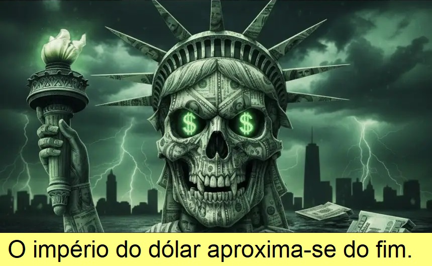 O império do dólar.