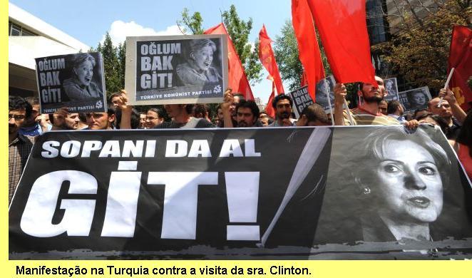Manifesta��o na Turquia.