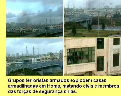 Atentados terroristas em Homs.