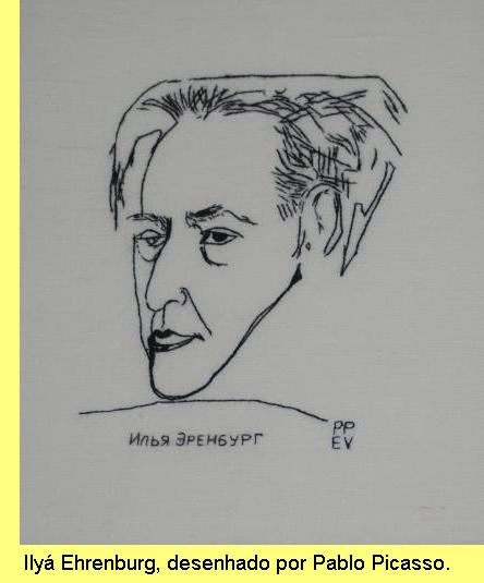 Ehrenburg, desenho de Picasso.