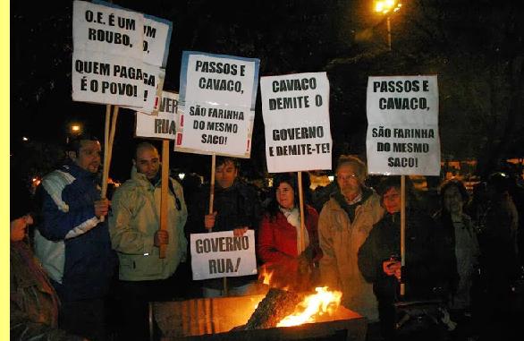 Manifesta��o frente ao Pal�cio de Bel�m, 19/Dez/2014.