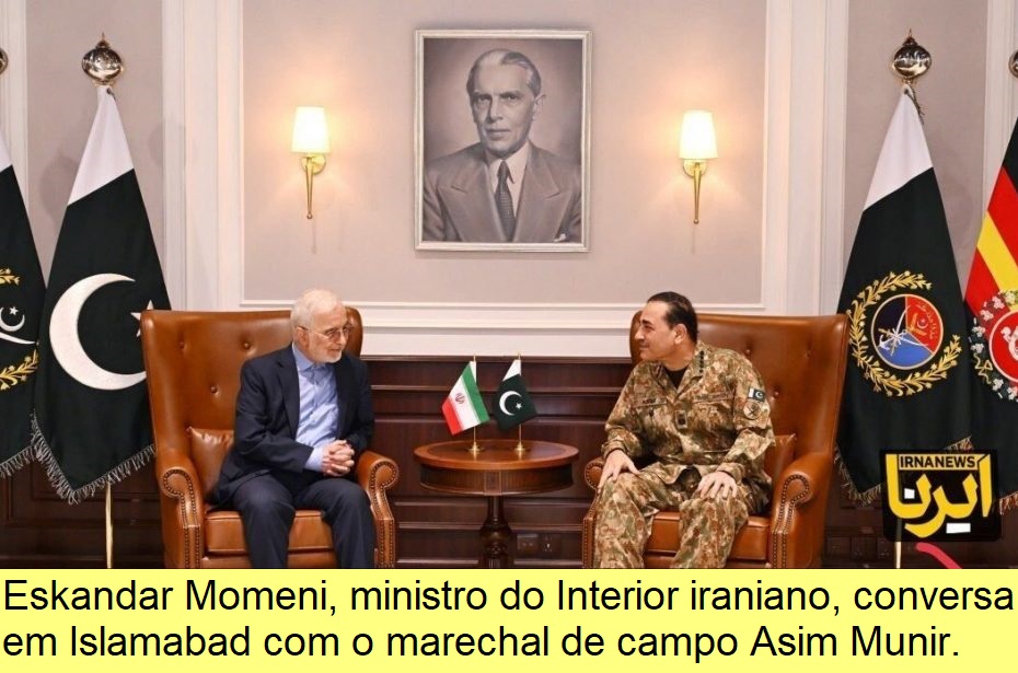 Conversação em Islamabad com o marechal Asim Munir.
