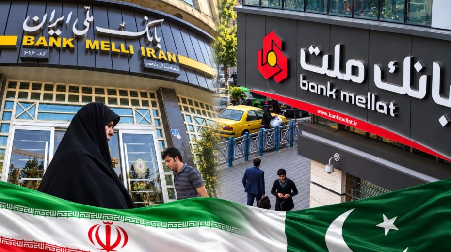 Bancos iranianos.