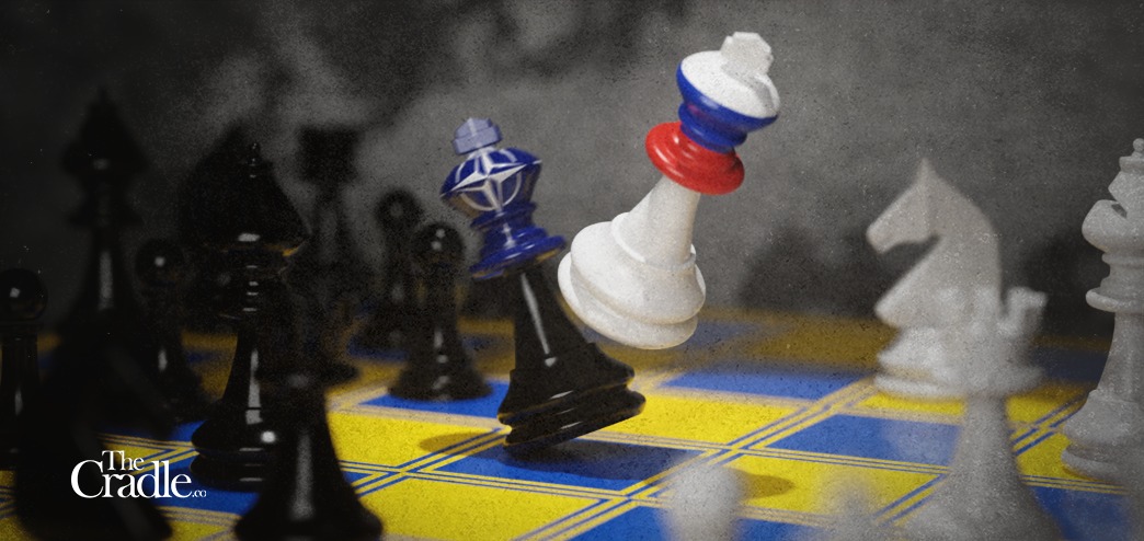 Cheque à NATO no jogo de xadrez.